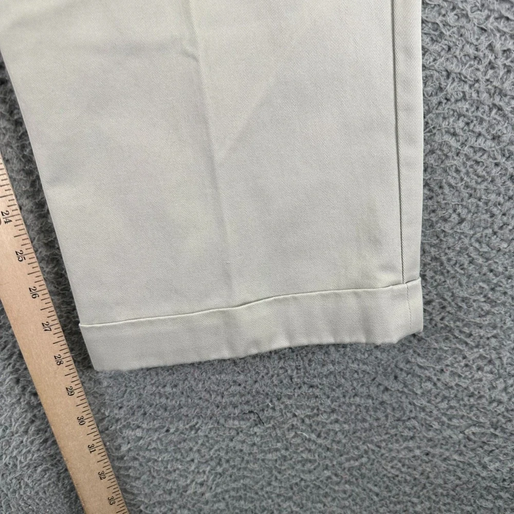 Dockers D3 Pant Mens 34x29‎ Beige Cotton Khakis Straight Leg Pleated Utility